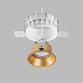 Встраиваемый светильник *9,3*-4 см, 1*GU5.3*50W, K, Lightstar Domino G214603, белый, вр 9,3 см