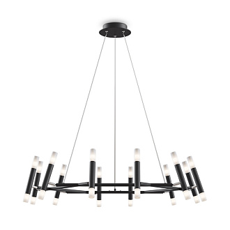 Подвесная люстра Maytoni Vigo MOD031PL-24B черный, диаметр 99.5 см
