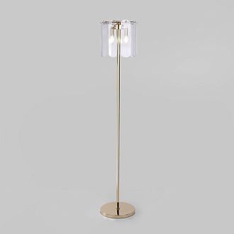 Напольный светильник 30*30*160 см, 3*E14*40W, Eurosvet Claire 01171/3, золото, a069014