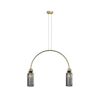 Подвесной светильник 70*10*362,5 см, 2*E14, Maytoni ANTIC MOD302PL-02GR золотой
