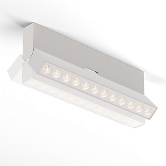 Накладной светильник 22*2,3*8,8 см, LED, 12W, 3000К, Maytoni Technical Points Rot C136CL-12W3K-W белый