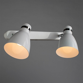 Спот ArteLamp A5049AP-2WH, белый/хром