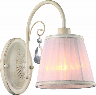 Бра Arte lamp Alexia A9515AP-1WG бело-золотой