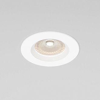 Светильник встраиваемый 8 см, Elektrostandard City 25060/01 GU10, белый, вр 6,5 см