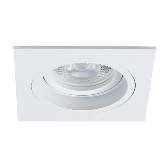 Точечный светильник 9,2*9,2*2,5 см, 1 GU10*50W, К, Arte Lamp Tarf A2178PL-1WH, Белый, вр 8,3 см