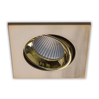 Встраиваемый светильник 9 см, 7W, 3500К Citilux Альфа CLD001KNW6, бронза