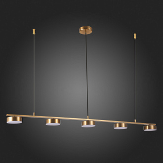 Светильник подвесной 118*10 см, 35W 3000K ST LUCE PANCES SL6000.303.05 Латунь