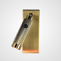Бра Chelsom WALL LED KNURL BRASS 13*5*13 см, 1*LED*3W, 4000K, ImperiumLoft 44.603, Латунь
