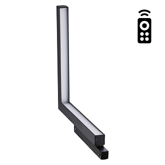 Светодиодный светильник 25 см, 24W, 3000-6500K, Novotech Shino Flum 358915, черный