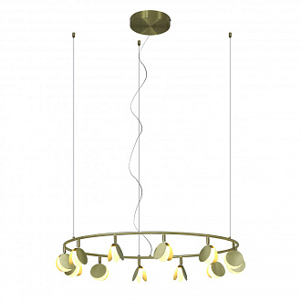 Подвесной светильник *86*200 см, LED *  50W, 3000К Mantra Shell 7260, золотой