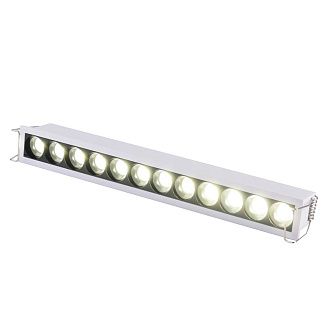 Светильник встраиваемый белый LED 1*12W 3000K 1 200Lm Ra 90 24° IP20 L240xW30xH36 170-240V St Luce  ST762.532.12