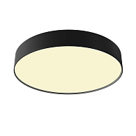 Потолочный светильник 40*6 см, LED, 45W, 2700K, Maytoni Zon C032CL-45W2.7K-RD-B, Черный