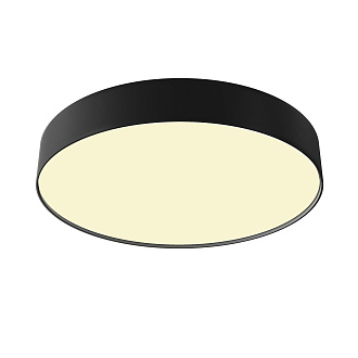 Потолочный светильник 40*6 см, LED, 45W, 2700K, Maytoni Zon C032CL-45W2.7K-RD-B, Черный