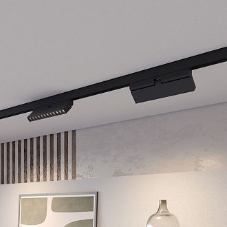 Трековый светильник 22 см, 12W, 3000-6000K, Novotech 359670, черный