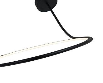 Подвесная люстра 55 см, 25W, 3000K, Italline IT013-6025 black 3000K, черный