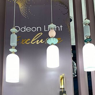 Подвесной светильник диаметр 11 см Odeon Light Candy 4861/1D Золото