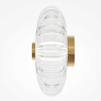 Настенный светильник 15,5*35*35 см, LED 8W 3000K Maytoni Modern Amulet MOD555WL-L4G3K золото