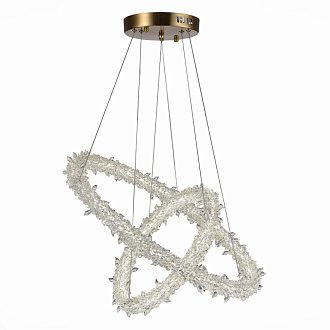 Люстра подвесная 60 см, 80W 3000 - 6500K ST LUCE Lucchero SL6105.203.02 Золотистый