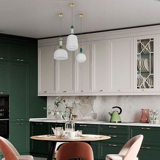 Подвесной светильник *20*26 см, 1*E27*40W, Loft It Family 10365/B, Золото