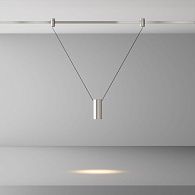 Трековый магнитный светильник 12W, 3000K, Maytoni Technical Focus Led Flarity TR157-1-12W3K-PT, платина