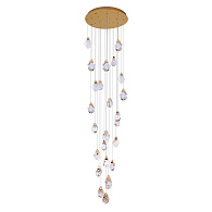 Подвесная люстра 60*60*263 см, LED 75W, 4000K, Золото MODELUX ML.88971.25 GD