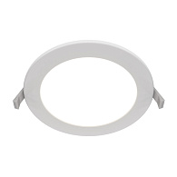 Светильник, 17/15,5 см, 12W, 2800-6000К, 1100Lm Maytoni Stockton DL016-6-L12W, встраиваемый LED белый, вр 15,5 см