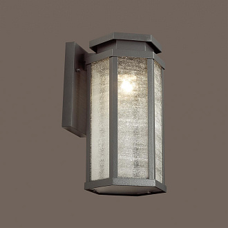 Уличный настенный светильник Odeon Light Gino 4048/1W темно-серый/белый