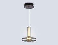 Подвесной светодиодный светильник 15*15*24- см, **W, 3000K, Ambrella Light High Light LH31003, серый