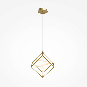 Подвесной светильник 36*36*336 см, LED, 3000К, Maytoni Membrane MOD345PL-L11BS3K латунный