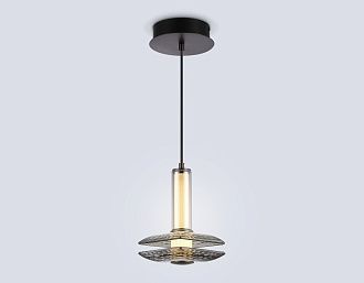 Подвесной светодиодный светильник 15*15*24- см, **W, 3000K, Ambrella Light High Light LH31003, серый