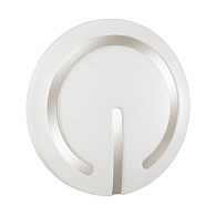 Cветильник 33,5*7,9 см, LED 30W, 4000 К, IP43, белый/хром, пластик Sonex Button, 3041/CL