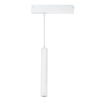 Светильник подвесной для трека PRO диммируемый 4*32 см, 10 W 3000K 3000-6000K Lightstar Teta 205406 белый