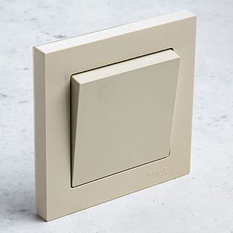 Радиовыключатель клавишный HiTE PRO BASE-1 (Бежевый, без рамки) HPSW-BASE1-BG