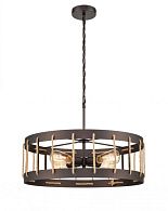 Подвесной светильник  55*133 см, 4*E27 коричневый Vele Luce Wong VL6426P14