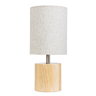 Настольная лампа 40 см, Arte Lamp JISHUI A5036LT-1BR, дерево