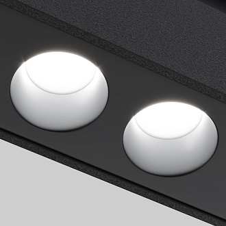 Светильник 33 см, 18W, 3000K-6000K Maytoni Technical Points Exility LED TR031-4-18W3K-S-DS-B черный, 36°, Dim Exility