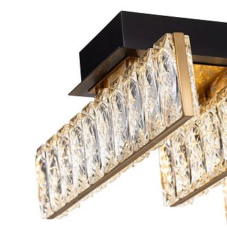 Потолочная люстра 71 см, 45W, 3000K, Citilux Palant CL325272, черный-бронза