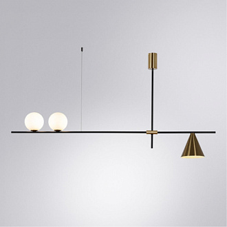 Светильник 131 см, Arte Lamp Jacob A7029PL-3BK, черный