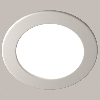 Встраиваемый светильник 22*3,2 см, LED*18W Stockton DL017-6-L18W3-4-6K Maytoni Downlight, Белый, вр 20,5 см