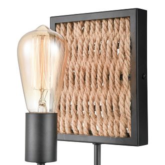 Бра 15*15*28 см, 1*E27 черный Vele Luce Tower VL6362W01