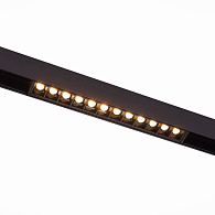 Магнитный трековый светильник 22*2 см, 12W 3000K ST LUCE SKYLINE 48 ST361.436.12 Черный