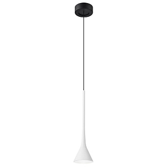 Подвесной светильник 12*150 см, LED, 6W, 4000К, Favourite Klokken 4407-1P черный
