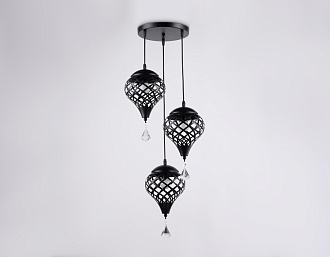 Светильник подвесной 35*29*80 см, E27 W, К, черный Ambrella Traditional Loft TR8444