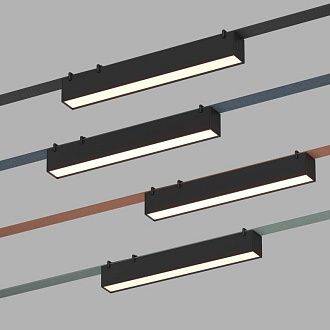 Светильник на шине 32,3*4*4,5- см, *LED*12W, 2700-6000K, Denkirs BELTY LINEAR DK5674-BK, черный пластик