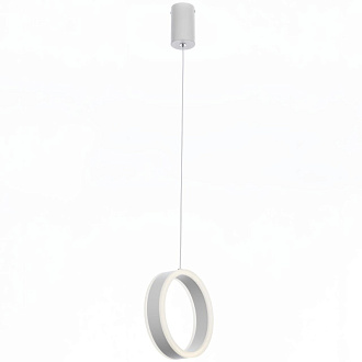 Подвесной светильник 20*33/125 см, 20W, 4000K Citilux CL719000 Дуэт Белый