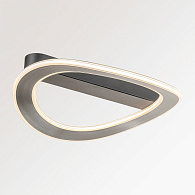 Люстра потолочная 42*12/12 см, 1*LED*36W Lussole Mitchell LSP-7307 серый/черный