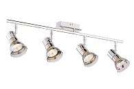 Спот L600 x W70 x H110, мм, 4*15W (60W), CH (Хром) Sfera Sveta 8732-04/I102 CH