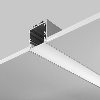 Алюминиевый профиль  Встраиваемый 2000*71,5*35 мм для светодиодной ленты Maytoni Led strip Серебро ALM-7135-S-2M