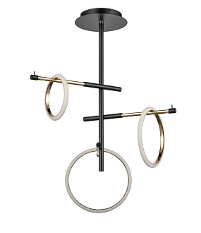 Потолочный светильник  60*70 см, 3*LED черный Vele Luce Bellezza VL7262L03