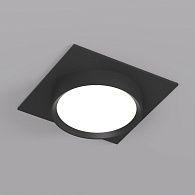 Светильник встраиваемый 11*11*4,5 см, 1*GX53*15W, Denkirs FLAT DK2091-BK, черный